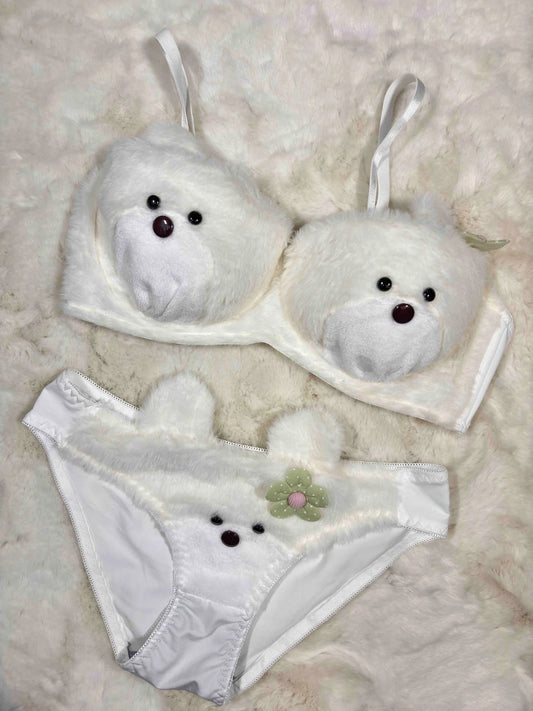 Unique Teddy Bear Plush Lingerie Set
