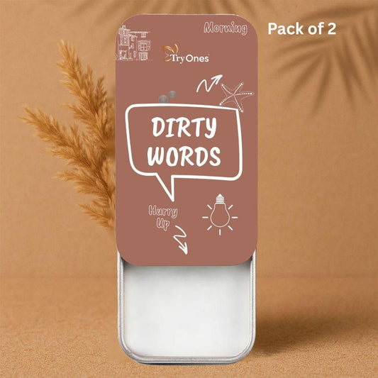 DIRTY WORDS Unisex Solid Perfume 12gm (Pack of 2)