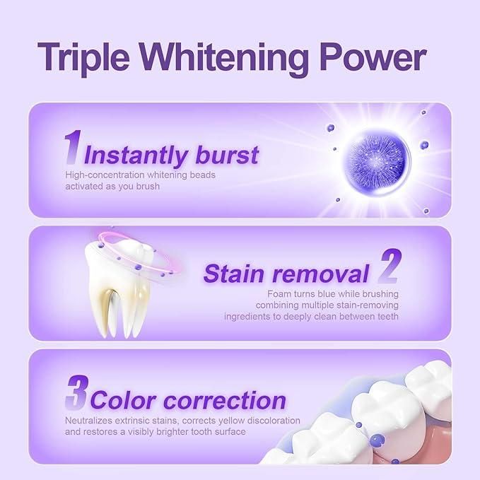 Purify Pearl Whitening Toothpaste (100 g × 2)