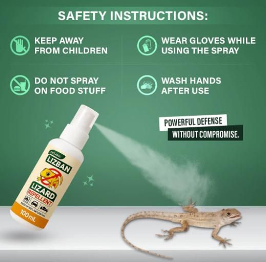 Lizard Repellent Spray (Pack of 3)