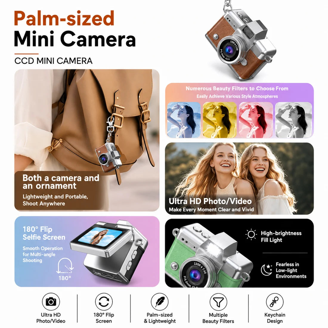 Unique Miniature Flip Camera