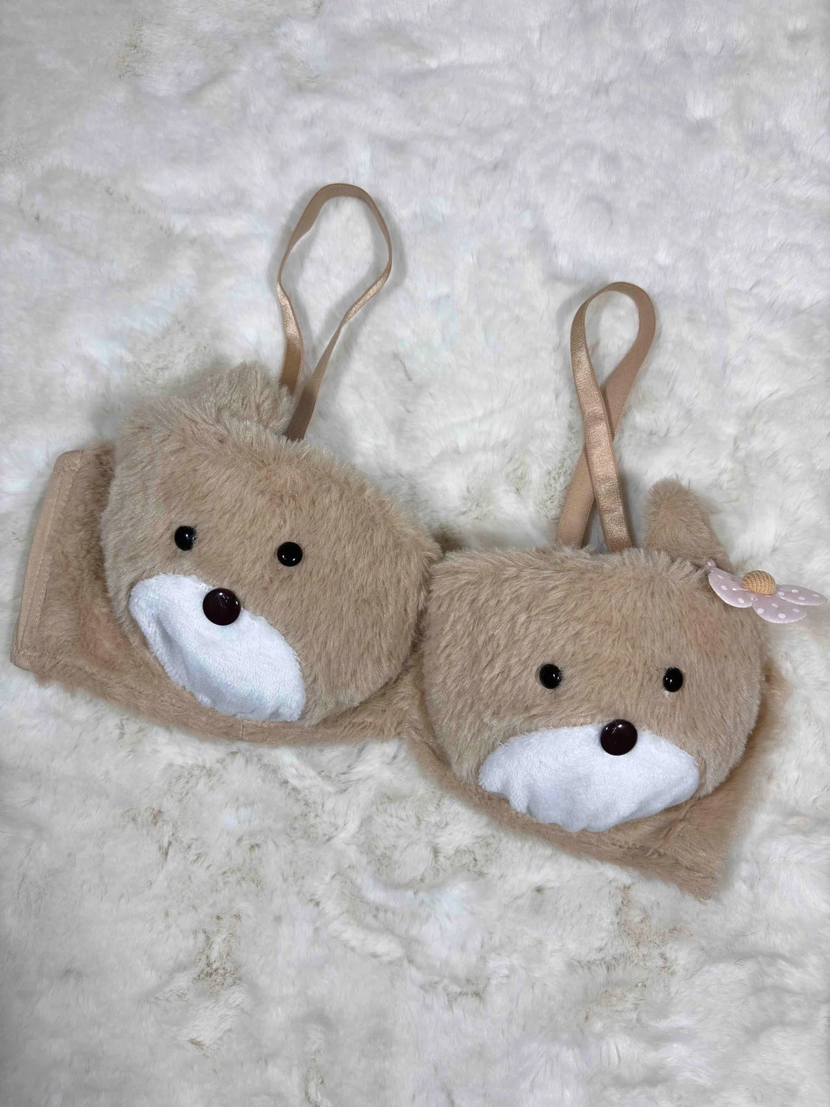 Unique Teddy Bear Plush Lingerie Set